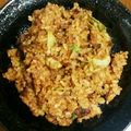 ♡らいおん♡'s cooksnap of when they made ★牛肉のレタスチャーハン★焼肉たれで味付.