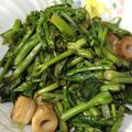 アラフィフ新米主婦♪'s cooksnap of when they made 菜の花・ちくわの麺つゆバター炒め.