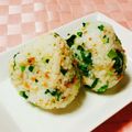 カレンガール's cooksnap of when they made 大根の葉で☆〆のおにぎり.