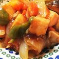 yodaiking's cooksnap of when they made 高野豆腐を使って簡単酢豚風♪.