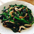 月見なっとう's cooksnap of when they made ほうれん草とじめじの梅和え.