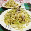 赤い電話's cooksnap of when they made ねぎ塩焼きそば.