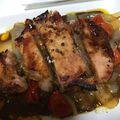 ＫＯＫＯにゃん's cooksnap of when they made 【簡単】ハムステーキハニーマスタード添え.