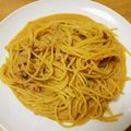 桃ちゃん＊'s cooksnap of when they made 超簡単で豪華！ウニとカニのクリームパスタ.