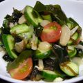 ねこのおーじさま's cooksnap of when they made お刺身ワカメ＆らっきょう＆トマトのサラダ.