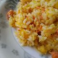 NAGANO久留米's cooksnap of when they made 鮭とたまごのチャーハン♪.