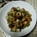 BAYbetty's cooksnap of when they made ちくわの磯辺揚げ…いや、炒めちゃいました.