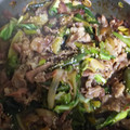 もりのりころ's cooksnap of when they made 豚肉の焼肉のたれピリ辛炒め.
