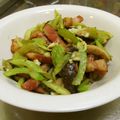 休憩中♪'s cooksnap of when they made 旨っ☆セロリのにんにくベーコン炒め♪.