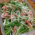 neo999x's cooksnap of when they made 1分で！水菜と桜海老のおつまみサラダ.