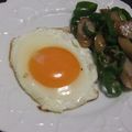 きらり流れ星's cooksnap of when they made 黄身が綺麗な目玉焼き☆.