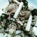 Jyohana's cooksnap of when they made 山芋と豚のニラ炒め。（幼児とりわけ有）.