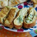 LoveVegas's cooksnap of when they made クリームチーズとねぎの卵焼き.
