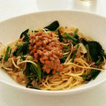 亜矢佳's cooksnap of when they made ほうれん草と納豆の和風パスタ.
