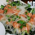 natsumeimo's cooksnap of when they made 簡単♪サーモンのおしゃれな前菜.