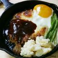 shou_wen's cooksnap of when they made スキレットで絶品ハンバーグ＊.