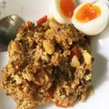nishimo's cooksnap of when they made 残り物カレーでドライカレー.