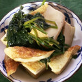 ライオンミー's cooksnap of when they made 厚揚げと煮込みちくわ♡法蓮草の煮物.