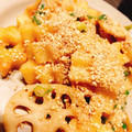 ぽちょとぽちょ's cooksnap of when they made ちくわぶとれんこんの炒め煮.