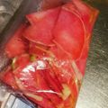 くうぷに's cooksnap of when they made 柚子香る　紫大根の甘酢漬け.