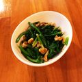 skateri's cooksnap of when they made 法蓮草のお浸しも塩レモンでさっぱり和え.