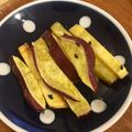 junystyle's cooksnap of when they made さつま芋でポテトフライ.