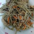 せいママっぴ's cooksnap of when they made 豚肉とごぼうにんじんのみそ炒め.