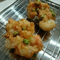 akilondon's cooksnap of when they made えびカニカマの枝豆かき揚げ.
