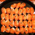 キャプテンイエロー's cooksnap of when they made スモークサーモンの手まり寿司.