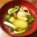 asutora43's cooksnap of when they made お吸い物ベースで♡お雑煮.