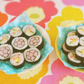 プケッティ's cooksnap of when they made 飾り寿司♪お花の巻き寿司✿.