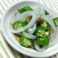 キョク's cooksnap of when they made 絶品☆イカの昆布オクラ和え＜コ:彡.