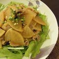 akiozawa's cooksnap of when they made ご飯が進む！簡単・大根と豚こま肉の炒め物.