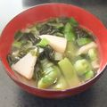 きらり流れ星's cooksnap of when they made 里芋とワカメの味噌汁.