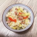 ★すーちゃん★'s cooksnap of when they made はなまる優勝レシピ　キャベツ炊き込みご飯.