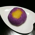 ジュスカ's cooksnap of when they made 薩摩芋と紫芋の茶巾♡簡単スイートポテト.
