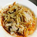 ぱくてん's cooksnap of when they made レンジで簡単☆ポン酢で豚キムチ.