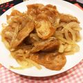 ◎ウッチー◎'s cooksnap of when they made 大豆ミートの生姜焼き.