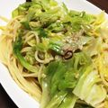 ハルニョッキ's cooksnap of when they made アンチョビとキャベツのパスタ.