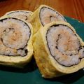 NOLAまもの's cooksnap of when they made ツナマヨおにぎり風！卵焼き.