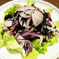 Meguminomy's cooksnap of when they made ラディッシュと玉ねぎのひじきさっぱり和え.