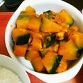 秘色‐hisoku‐'s cooksnap of when they made 鶏肉とかぼちゃの炒め煮.