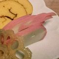 abril20's cooksnap of when they made お正月にかまぼこの飾り切り　干支の酉.