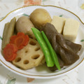 mmameco's cooksnap of when they made うちのおせち♪～こんにゃくの煮物.