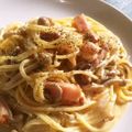 ふか谷's cooksnap of when they made 簡単☆スライスチーズで濃厚カルボナーラ.