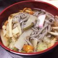 いと's cooksnap of when they made 山菜ならぬ　山海そば♪.