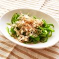chopiii's cooksnap of when they made レンジで１分半！ピーマンのおひたし☆.