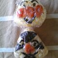 あんぱんまん☆あっこ's cooksnap of when they made おむすびマンおにぎり△(キャラ弁).