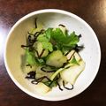 ゆきぽちっと's cooksnap of when they made セロリの塩昆布和え♪.