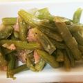 wolfee's cooksnap of when they made いんげんとベーコンの蒸し煮.
